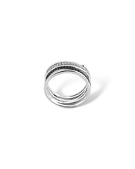 Zilara Penta Pave Layer Ring - Zilara Store