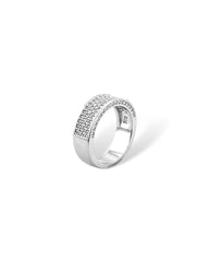 Zilara Tetra Pave Ring - Zilara Store