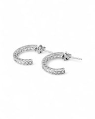 Zilara Precious Pave Hoop Earring - Zilara Store