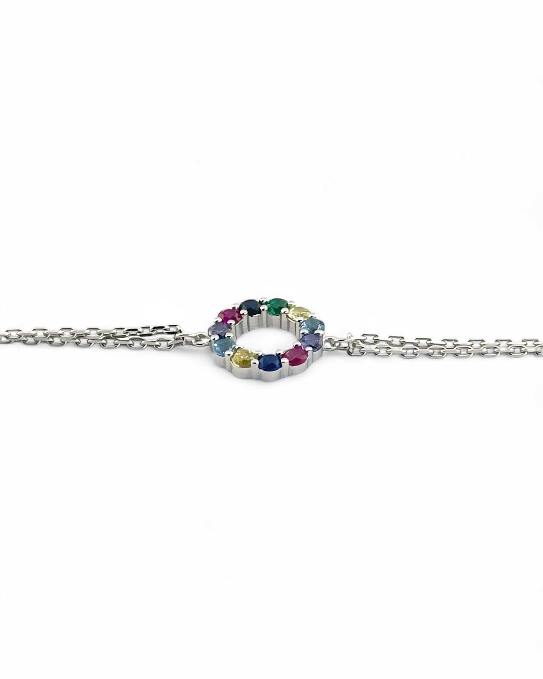 Zilara Penta Gem Circle Bracelet - Zilara Store