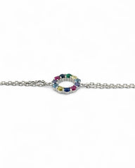 Zilara Penta Gem Circle Bracelet - Zilara Store