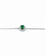 Zilara Gem Pave Deep Hang Bracelet (Green) - Zilara Store