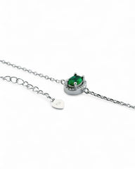 Zilara Gem Pave Deep Hang Bracelet (Green) - Zilara Store