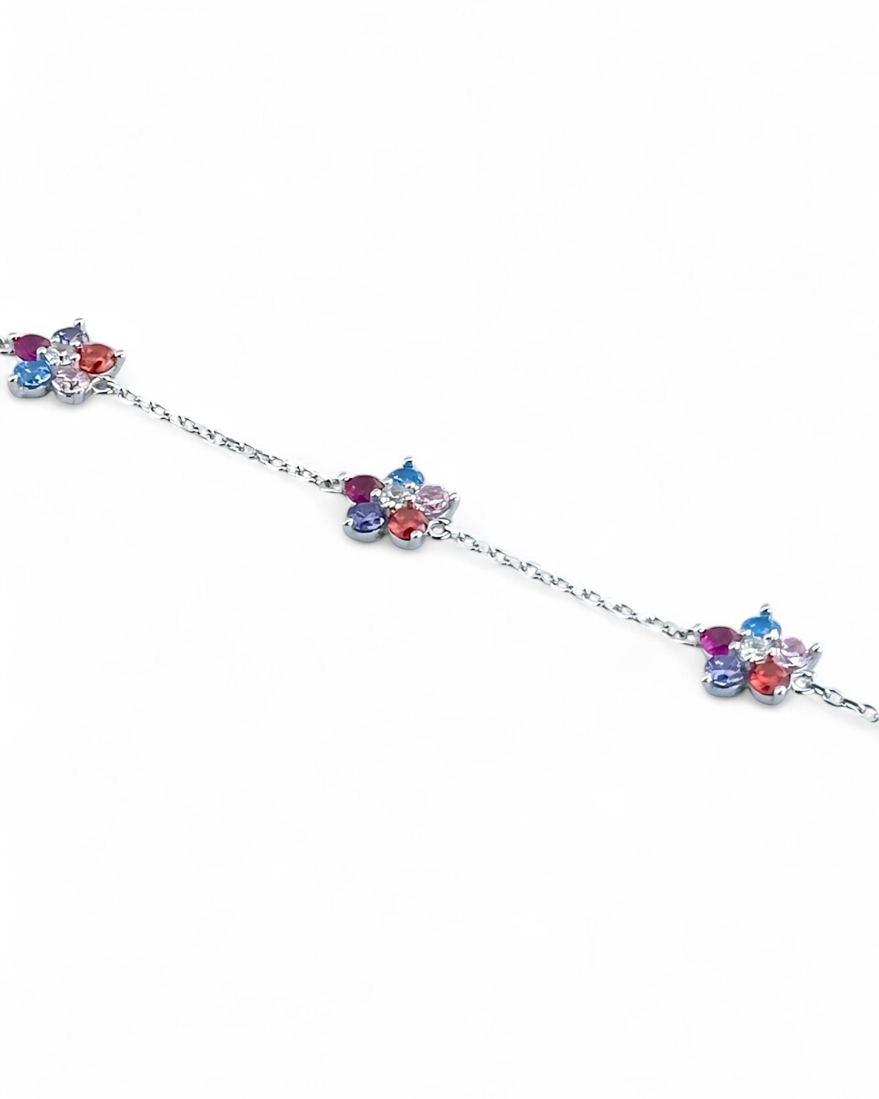 Penta Stone Flower Bracelet - Zilara Store