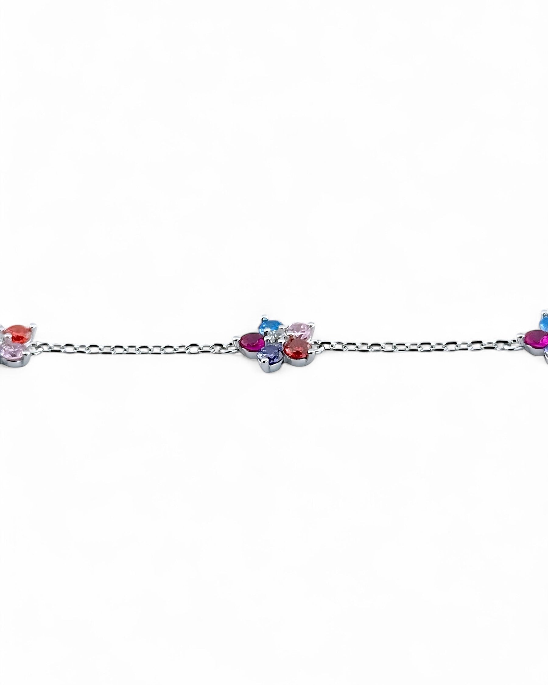 Penta Stone Flower Bracelet - Zilara Store