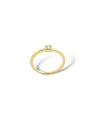 Minimal Gem Stone Ring - Zilara Store