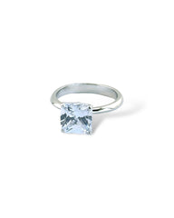 Minimal Square Gem Ring - Zilara Store