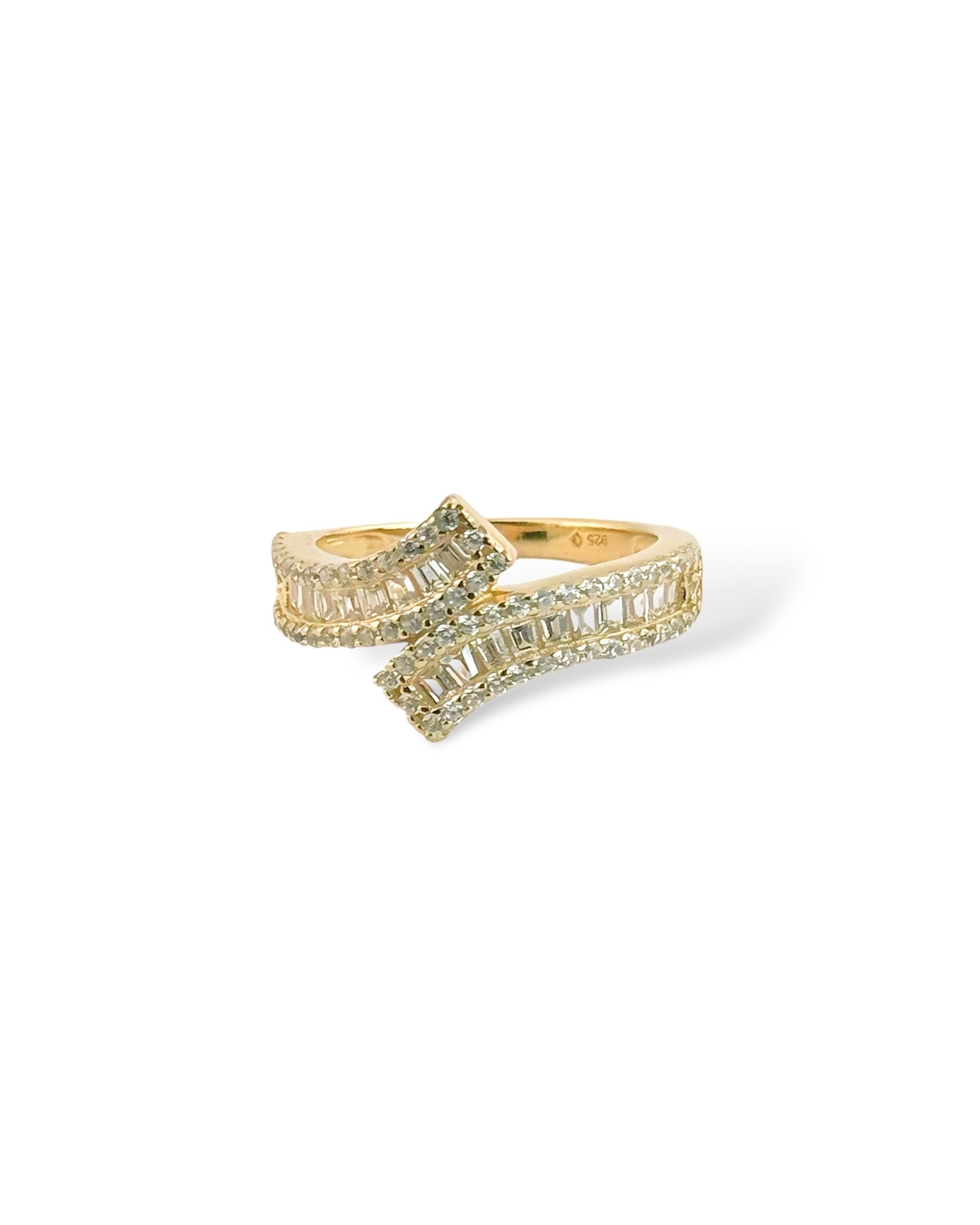 Zilara Matrix Edge Ring (Gold) - Zilara Store