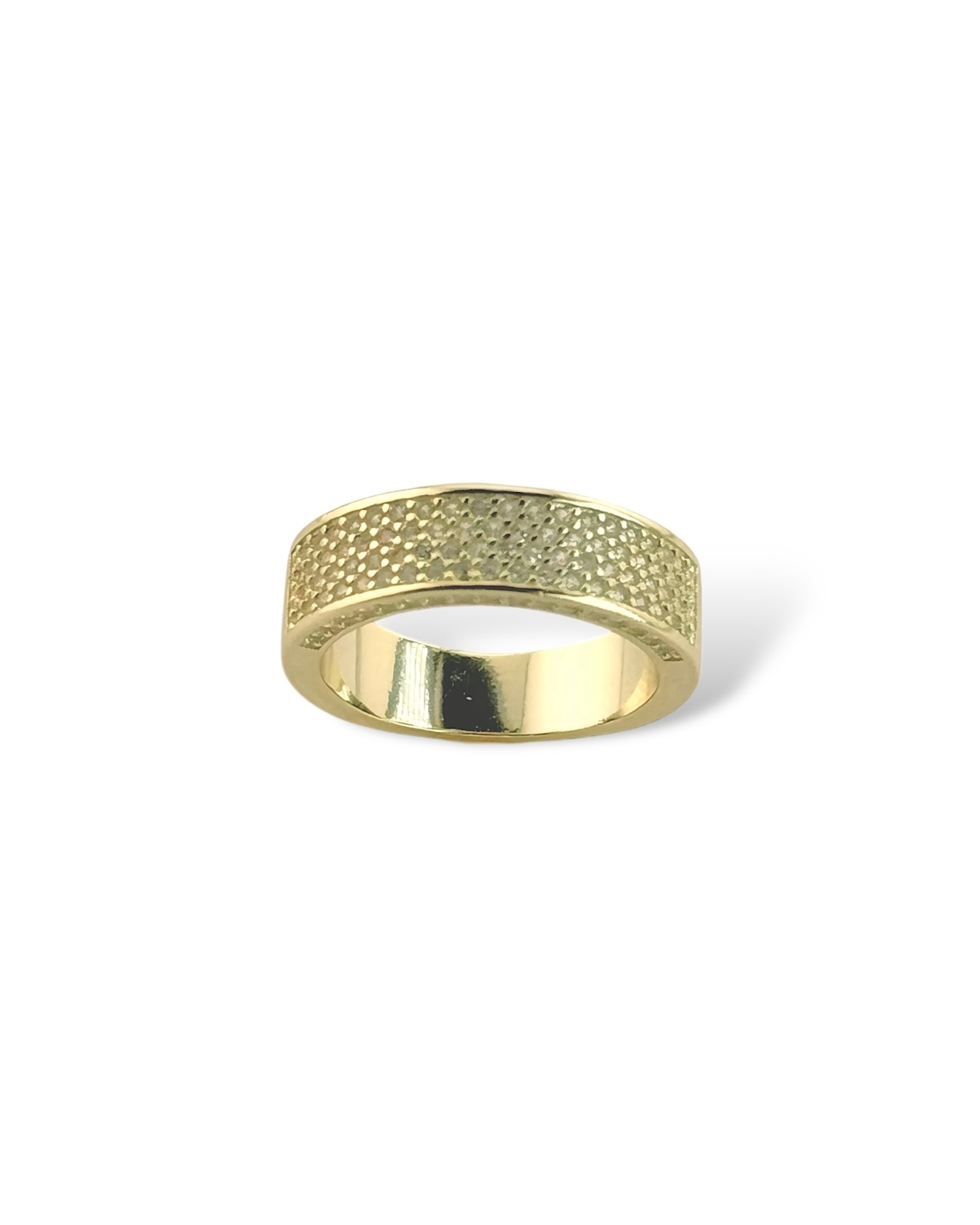 Zilara Tetra Pave Ring (Gold Coated) - Zilara Store