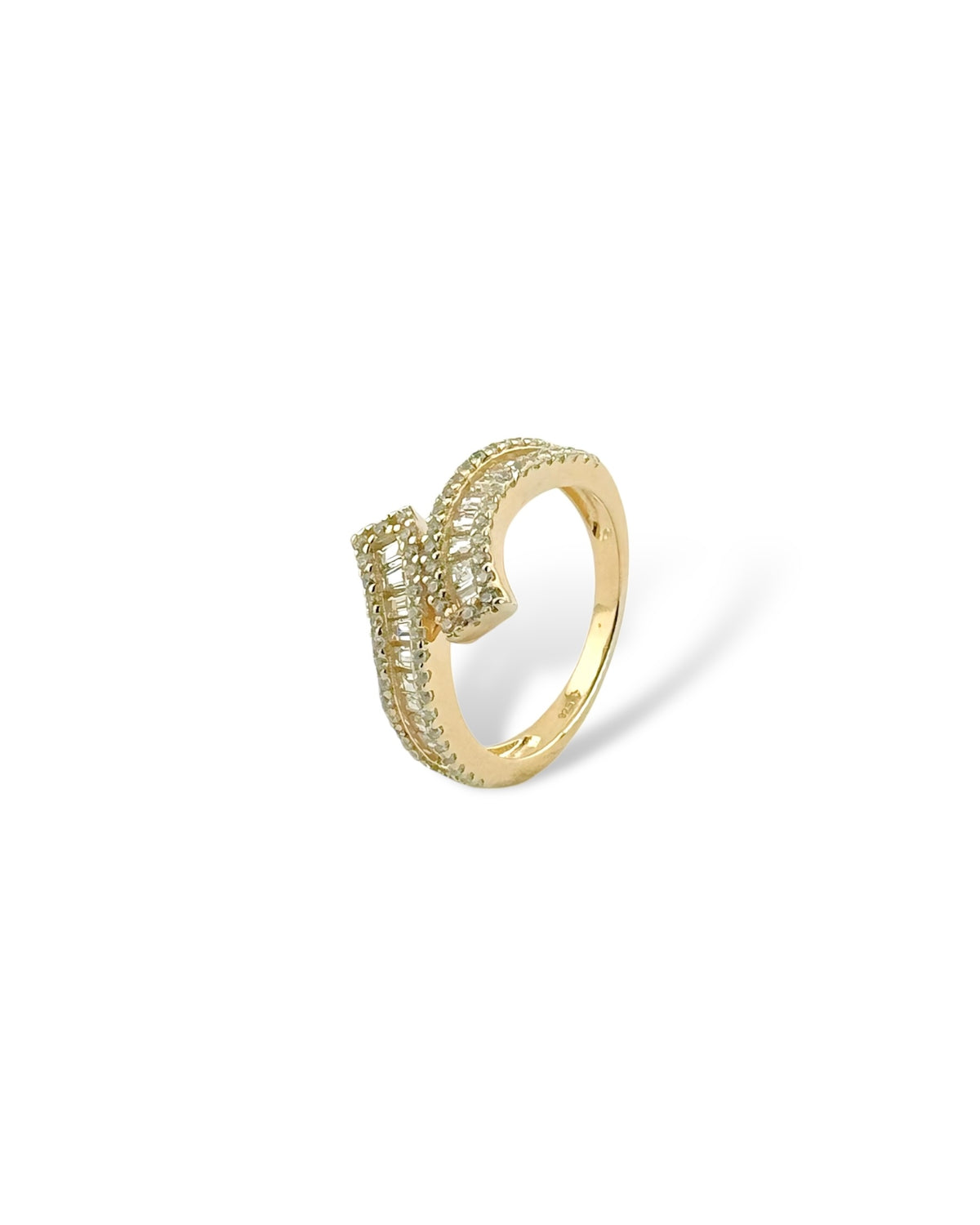 Zilara Matrix Edge Ring (Gold) - Zilara Store