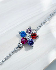 Penta Stone Flower Bracelet - Zilara Store