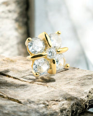 Zilara Sparkling Cluster Stud Earring - Zilara Store