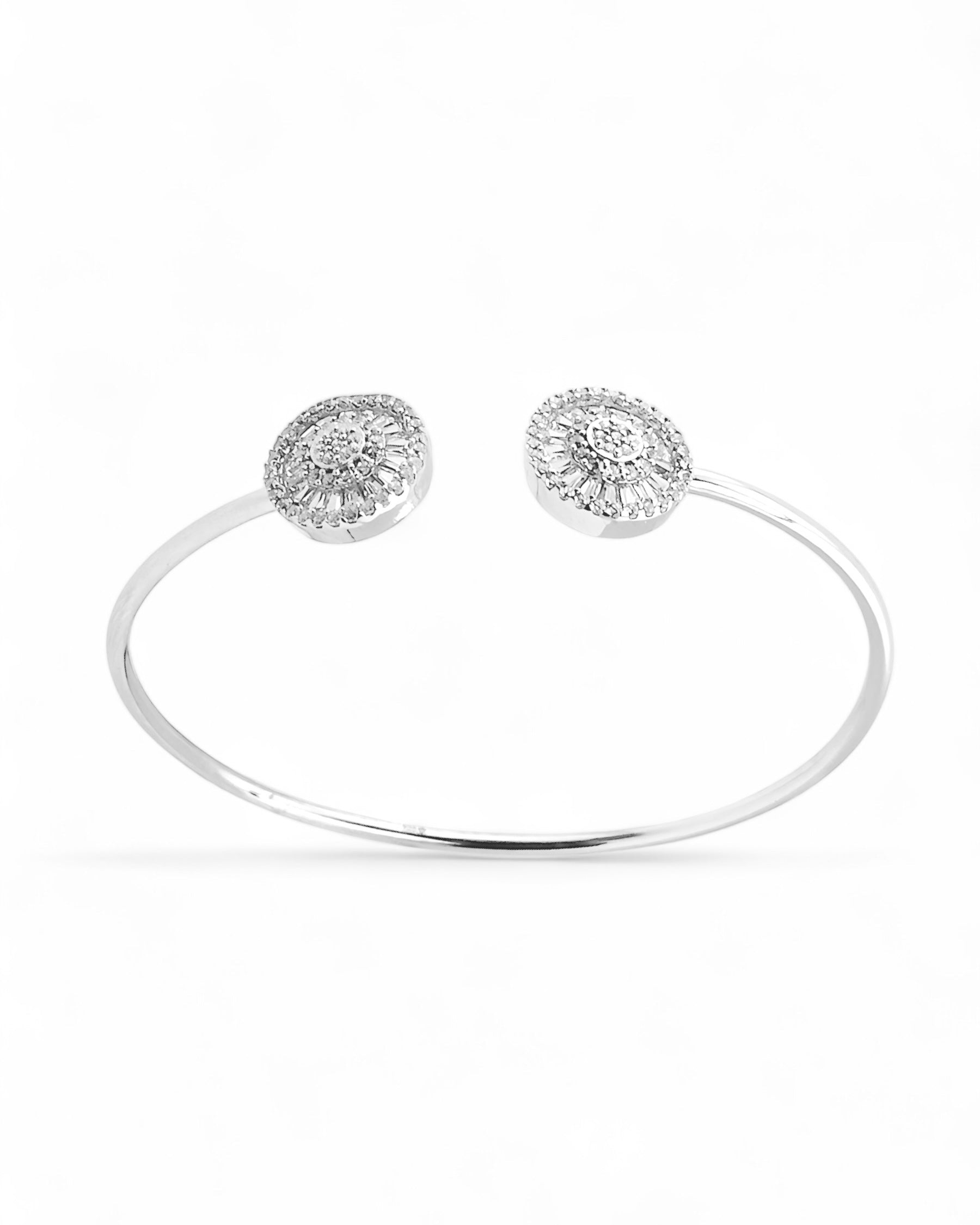 Venus Radiance Bands Open Bangle - Zilara Store