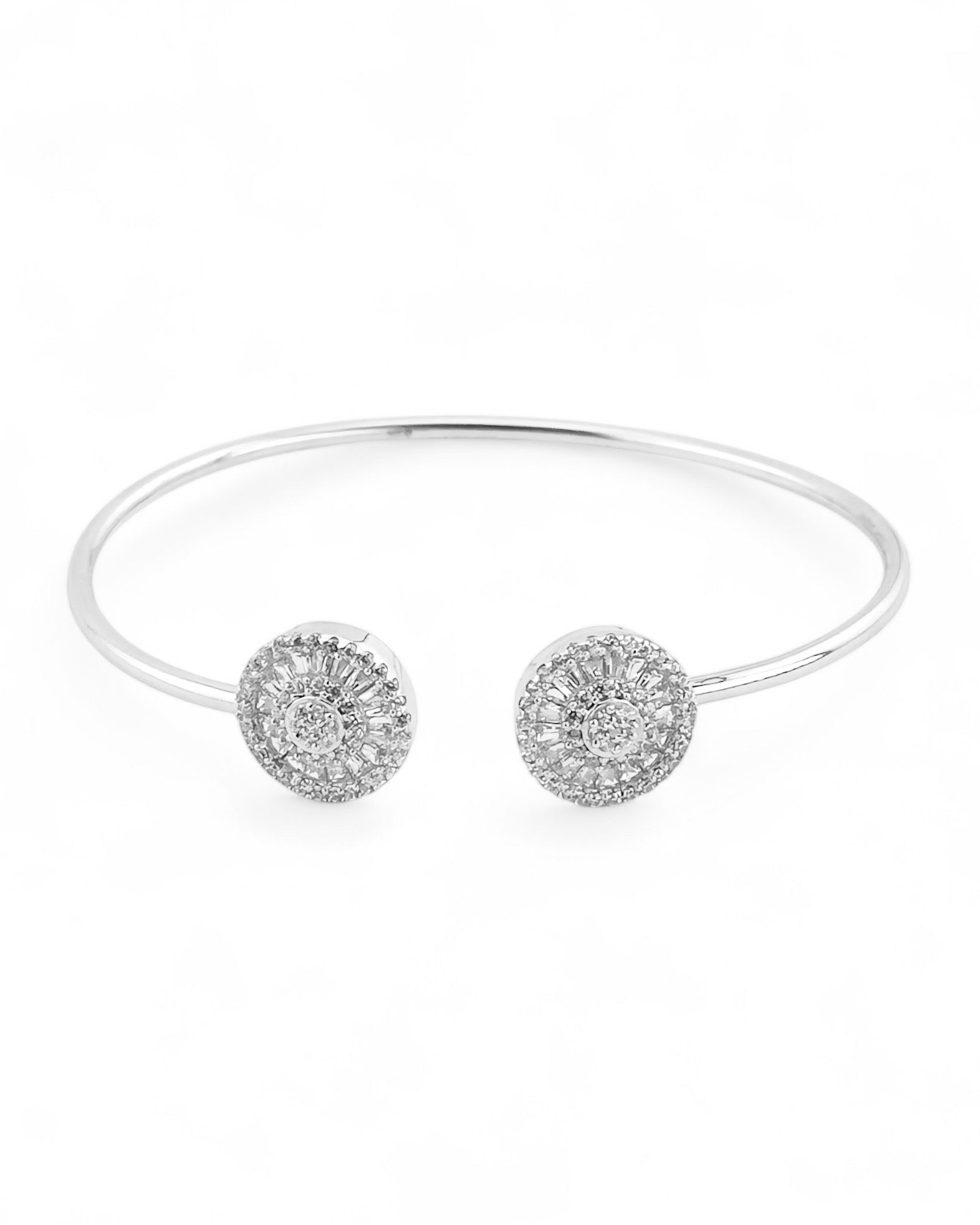 Venus Radiance Bands Open Bangle - Zilara Store