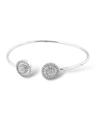 Venus Radiance Bands Open Bangle - Zilara Store